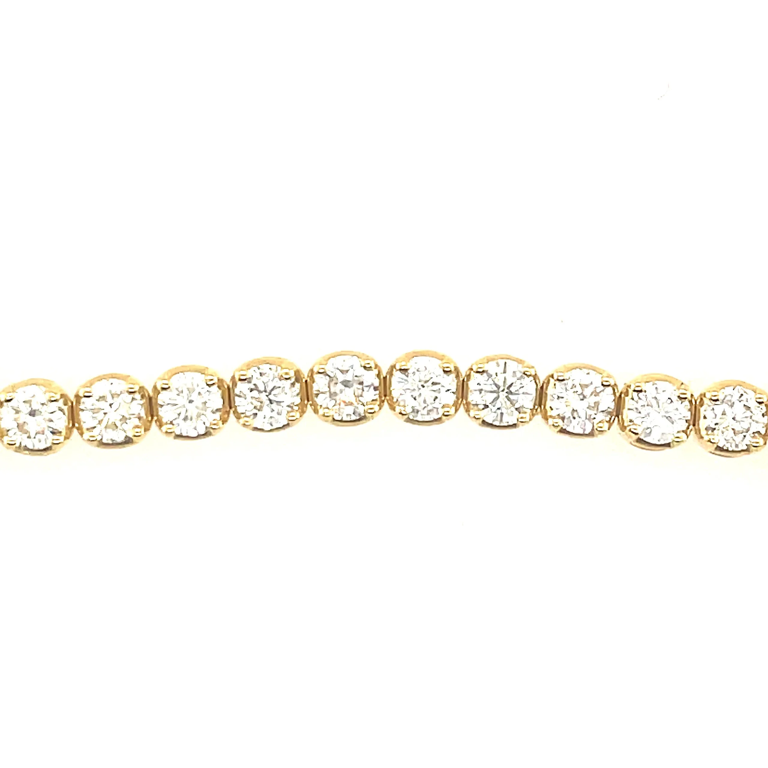 10.00CTW Diamond Tennis Bracelet