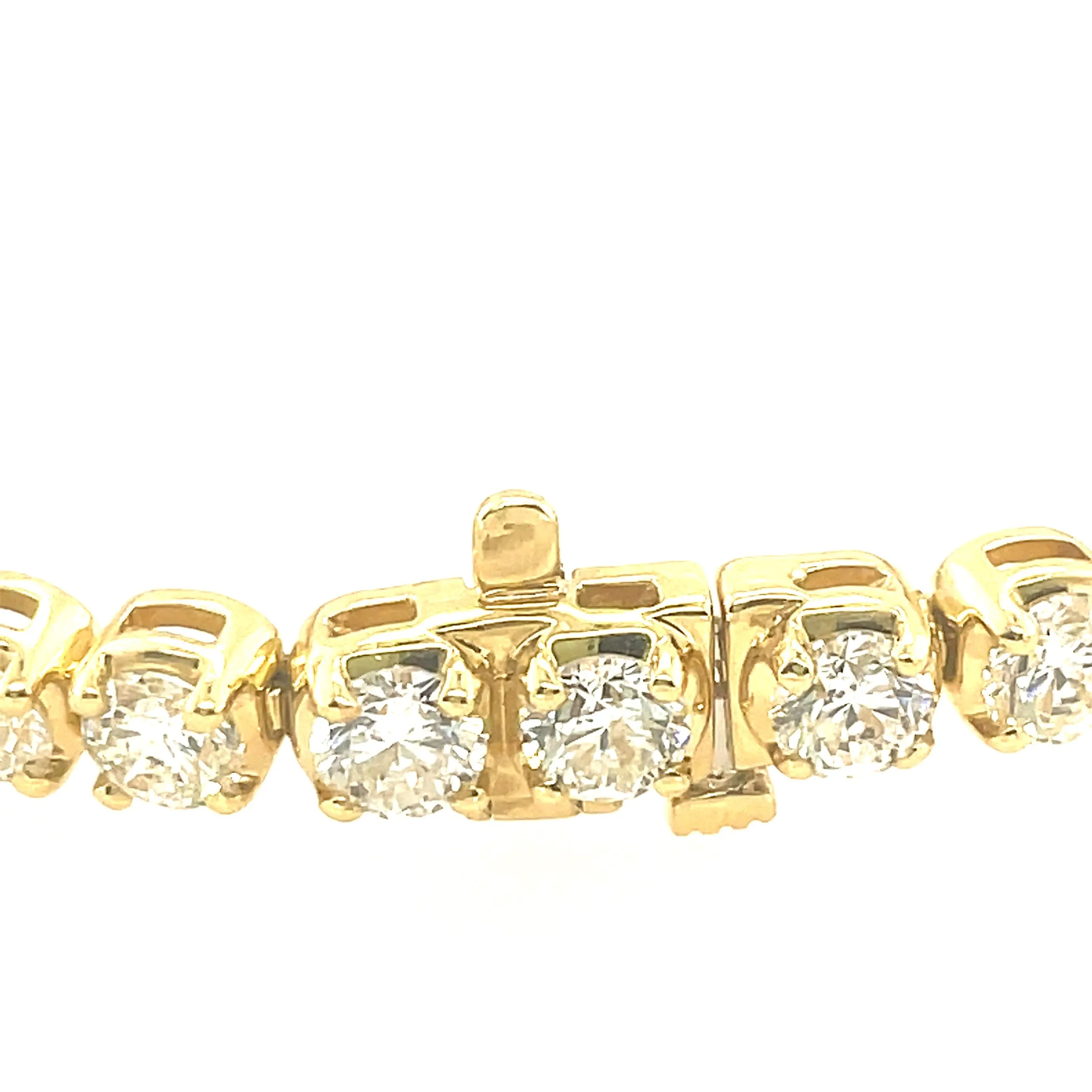 10.00CTW Diamond Tennis Bracelet