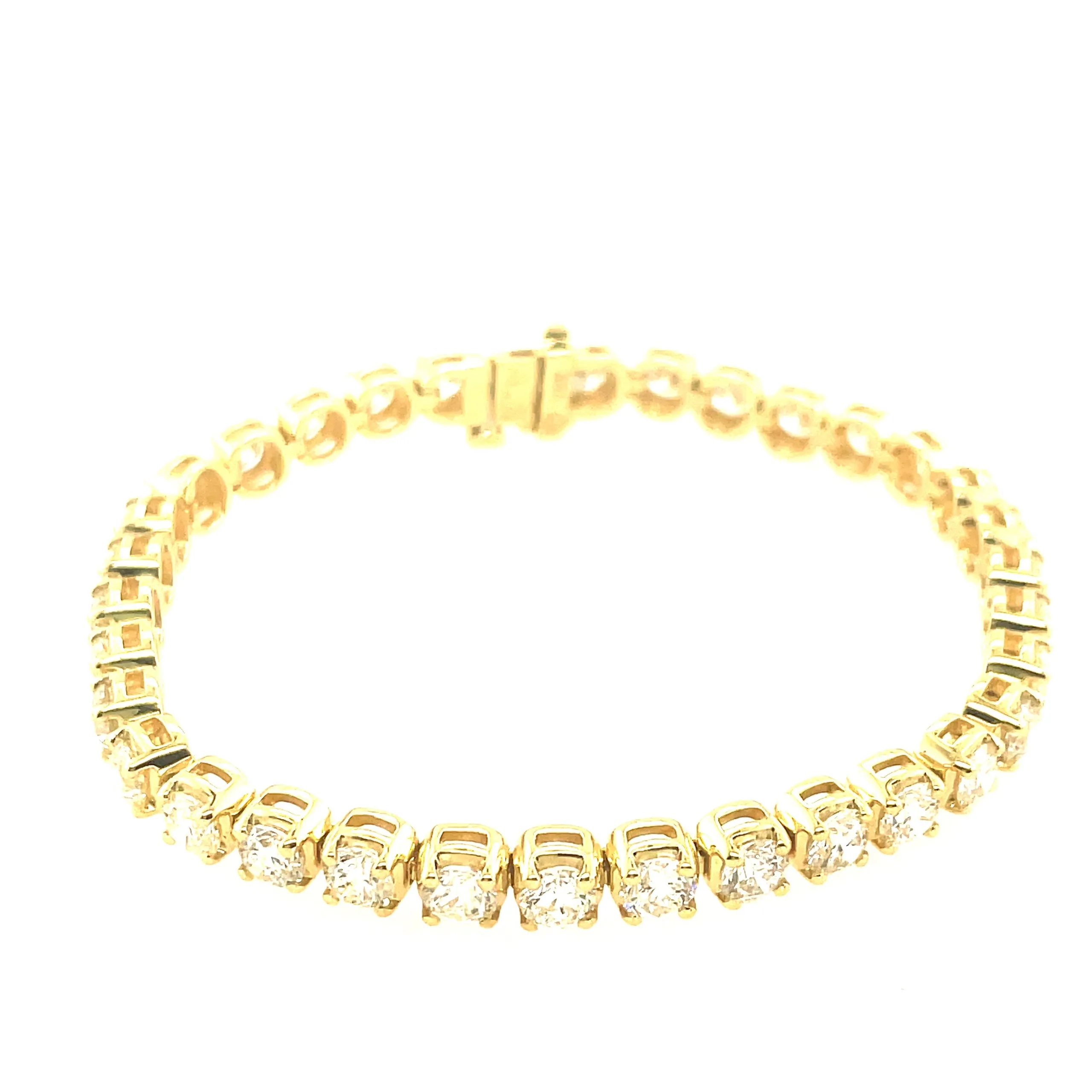 10.00CTW Diamond Tennis Bracelet