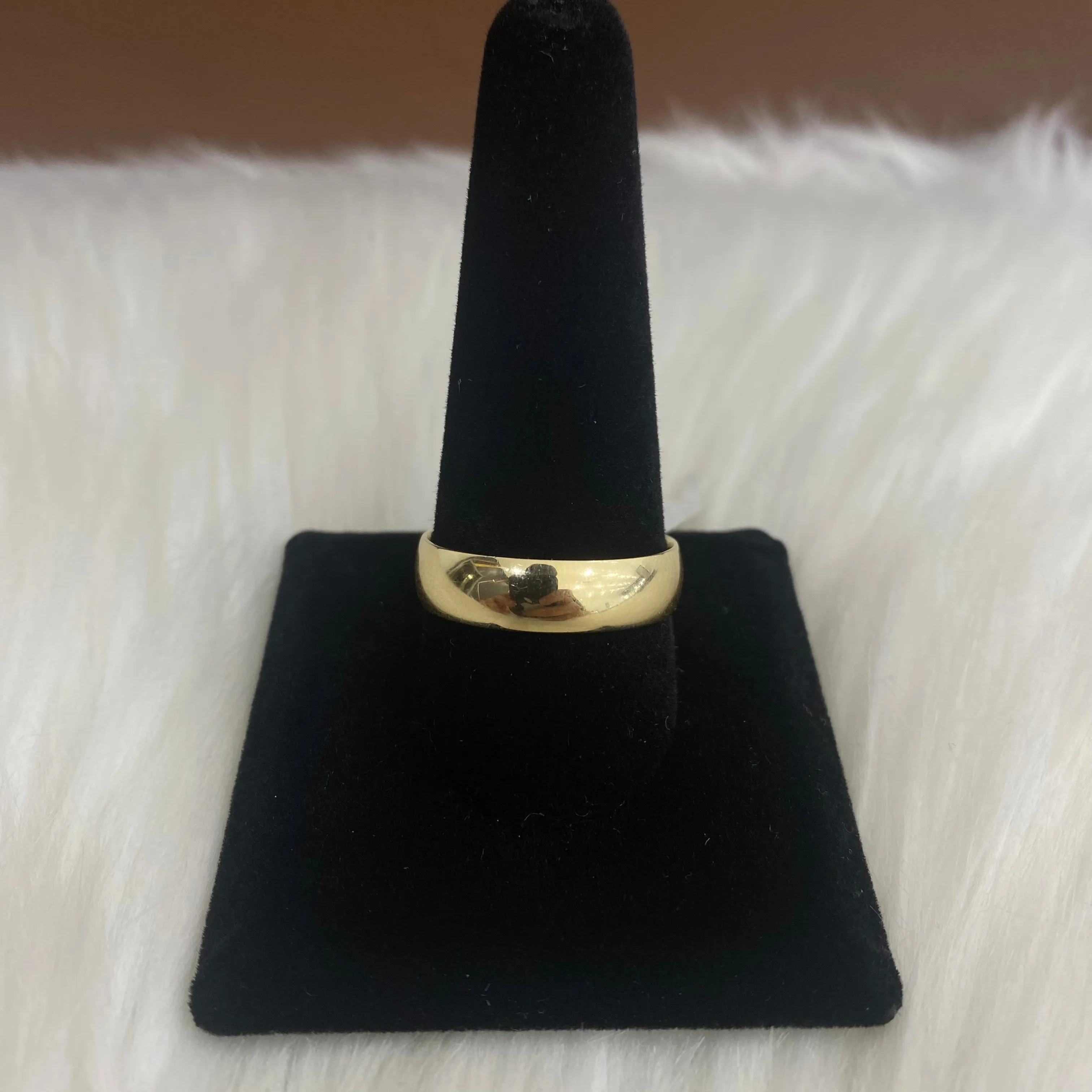 14K Yellow Gold Fashion Engagement Ring / 6.1gr / Size 11