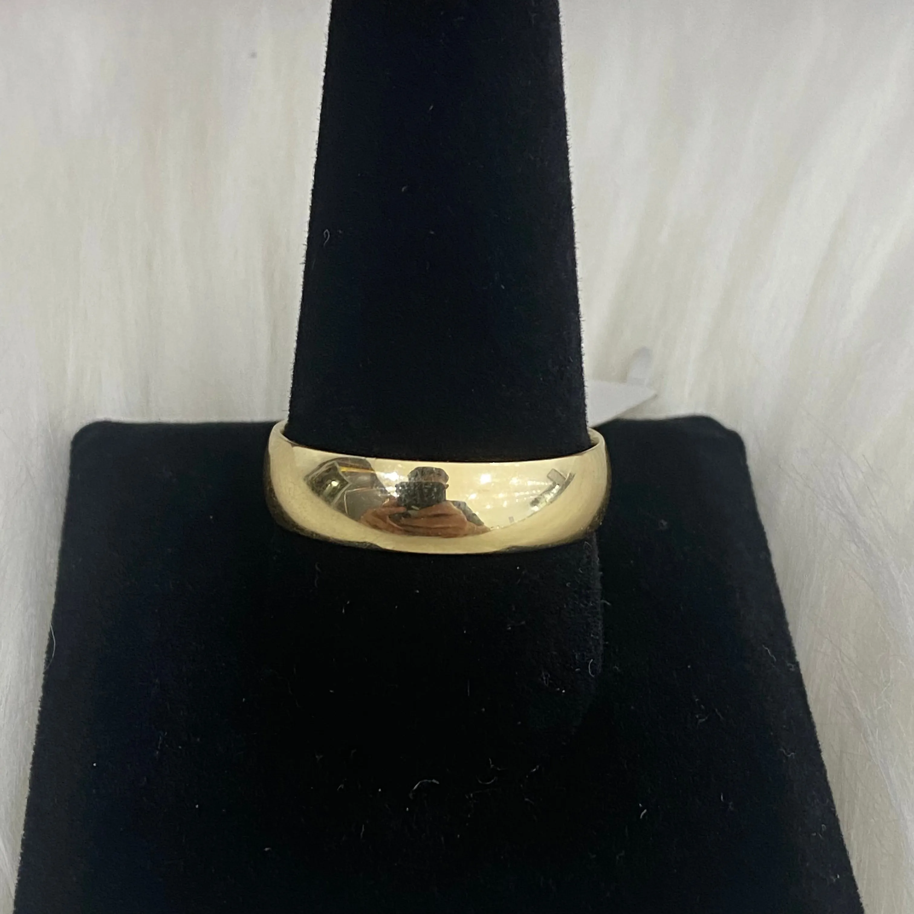 14K Yellow Gold Fashion Engagement Ring / 6.1gr / Size 11