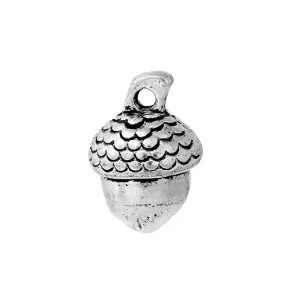 5 Pcs Tibetan Silver ACORN 15mm x 10mm Charms Pendants, Lead & Nickel Free Metal Charms Pendants Beads