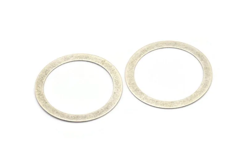 51mm Circle Blanks, 4 Antique Silver Plated Brass Circle Connector Blanks (51x0.70mm) D0516 H0088