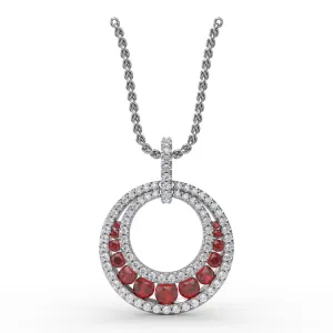 Always and Forever Ruby Pendant