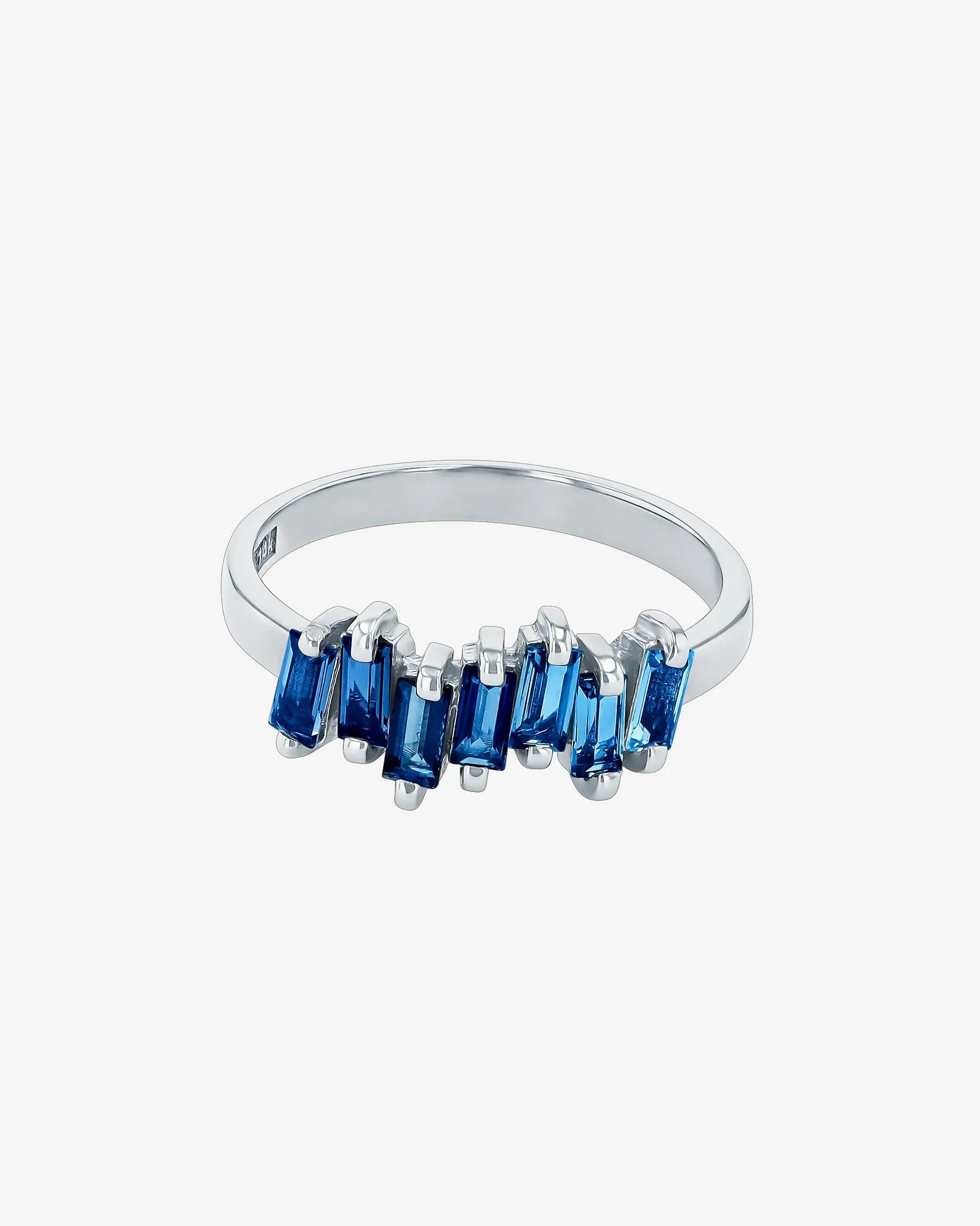 Amalfi English Blue Topaz Half Band