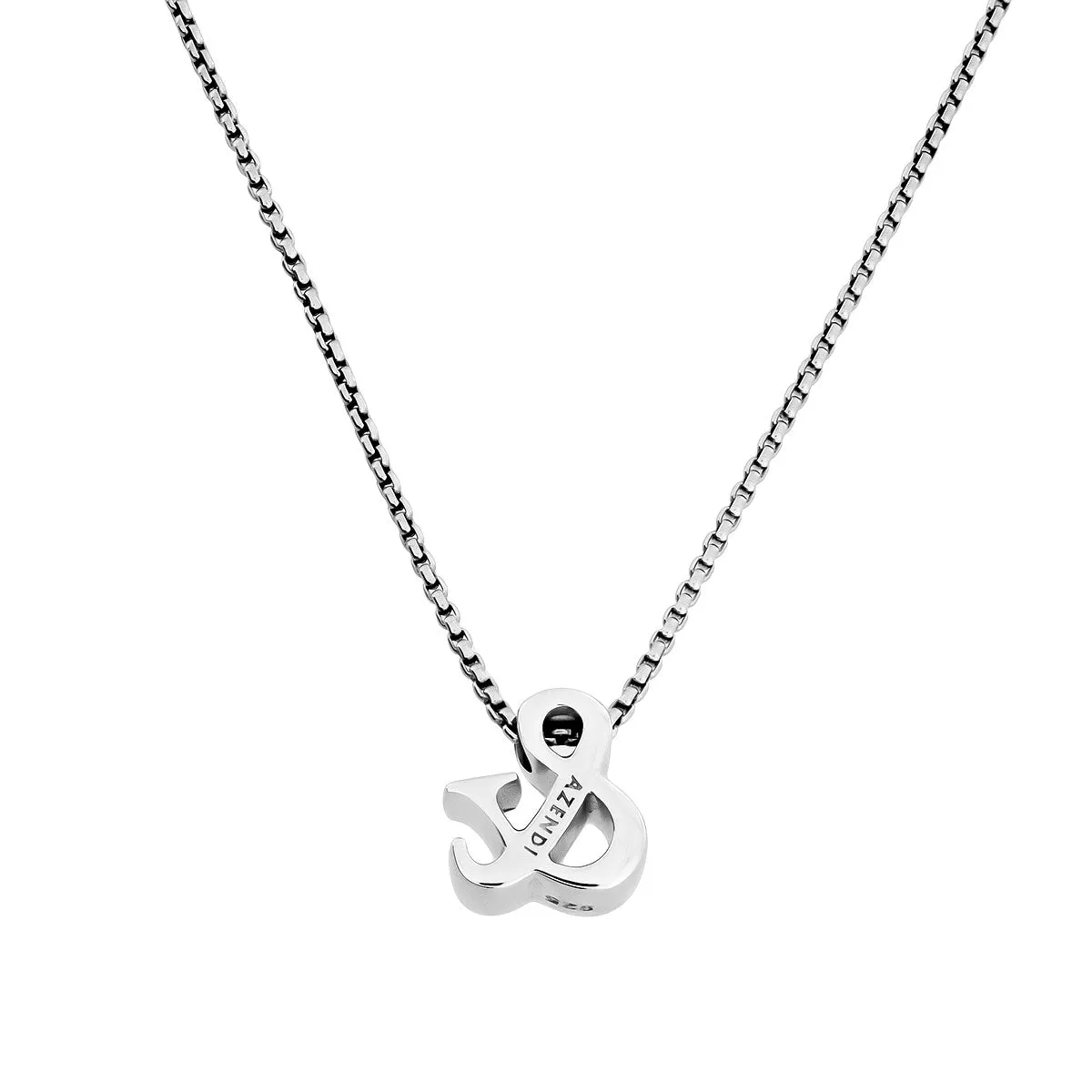 Ampersand Silver Pendant