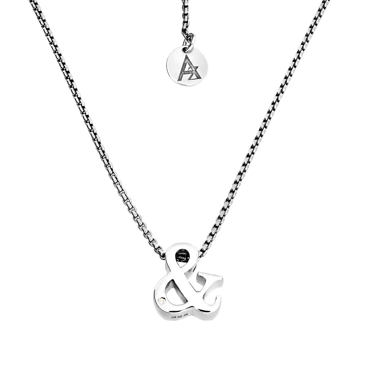 Ampersand Silver Pendant