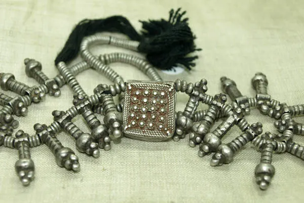 Antique Silver from Ethiopia; Heishi, Pendants, and a Telsum