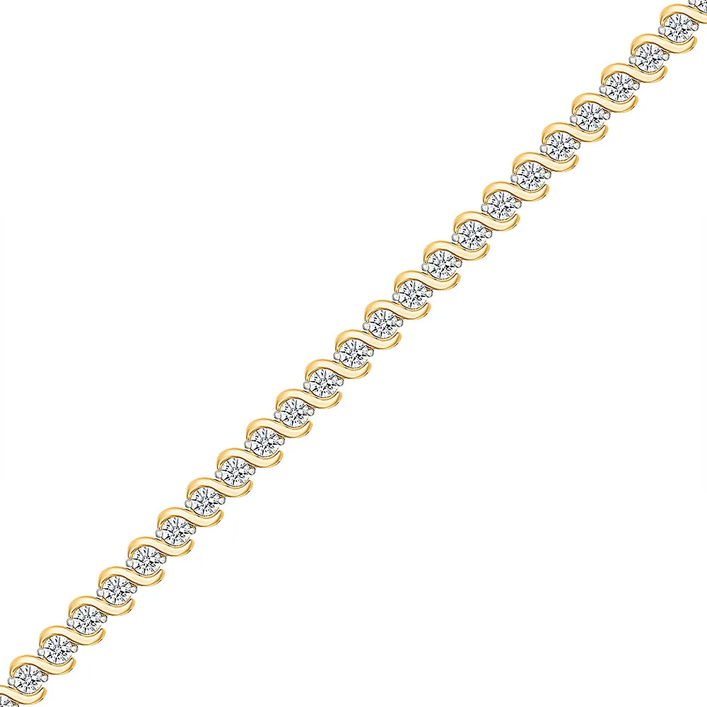 Aria Gold & Diamond Bracelet