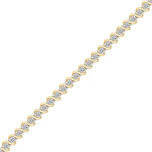 Aria Gold & Diamond Bracelet