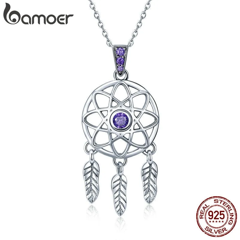 BAMOER Genuine 925 Sterling Silver Vintage Dream Catcher