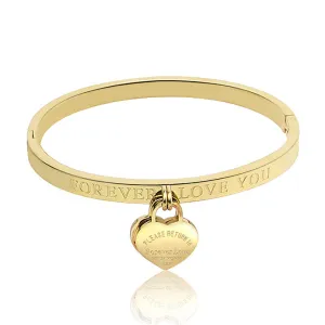 Bangle Heart Bracelet 18k Gold