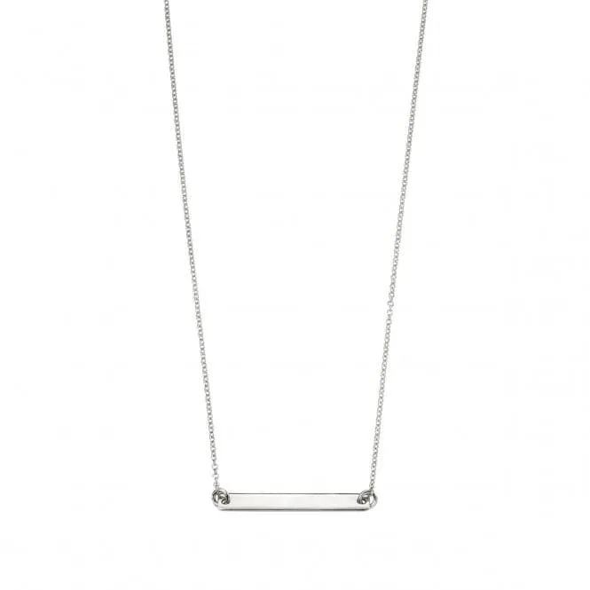 Beginnings Sterling Silver N4045 Id Bar 52 5cm Necklace