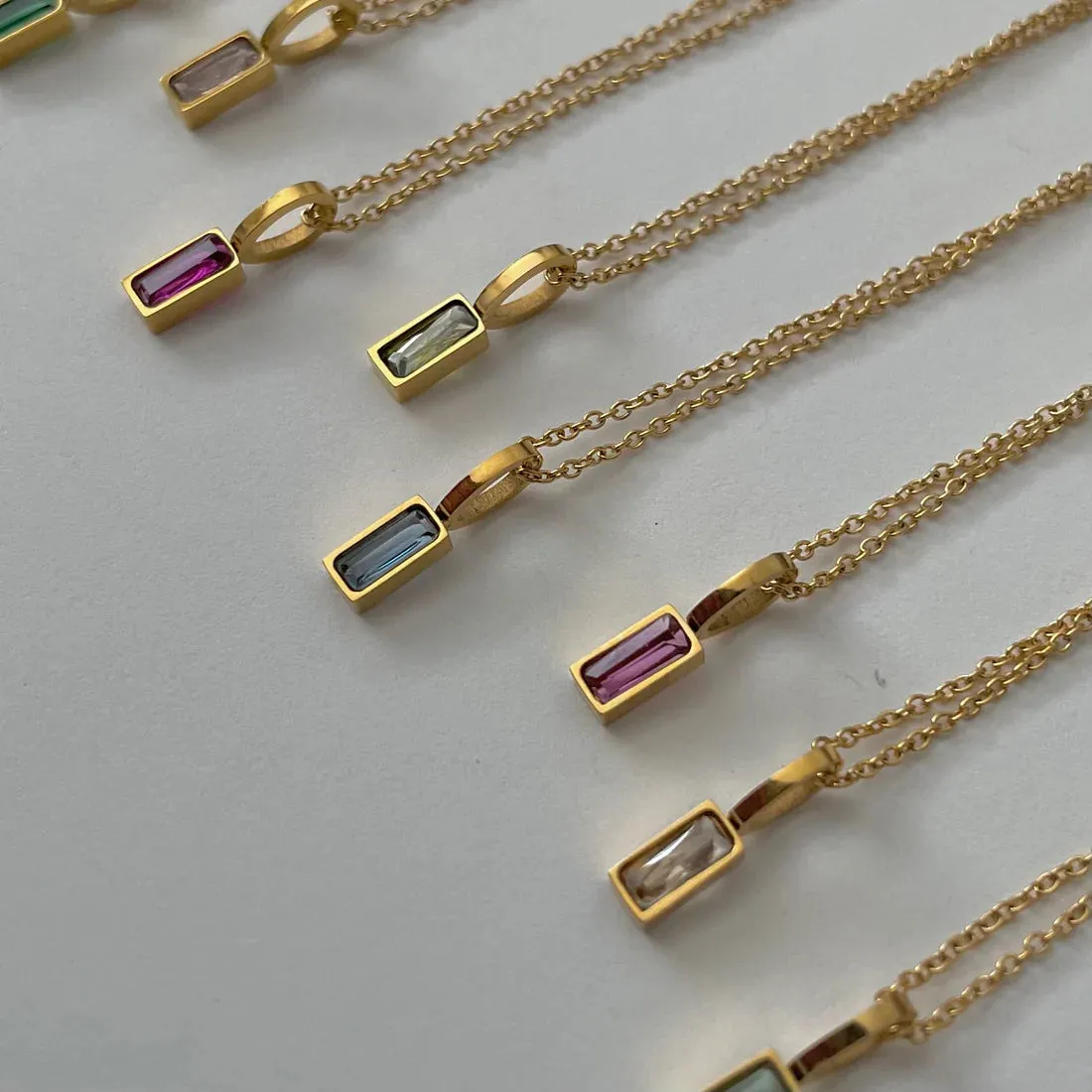 Birthstone Necklace | April