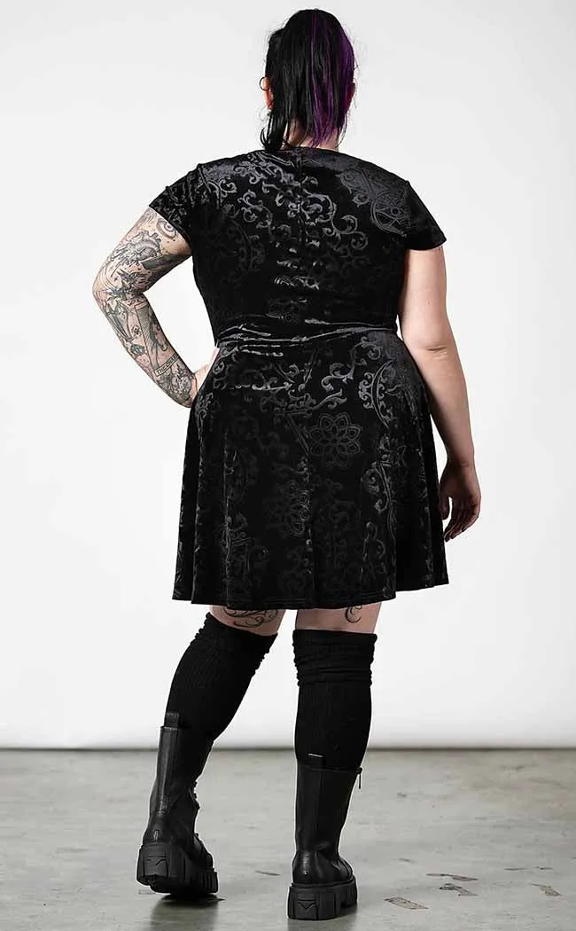 Blasphemia Keyhole Skater Dress