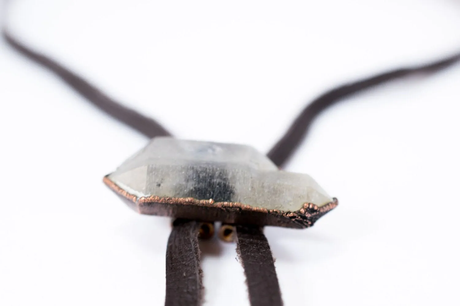 Bolo tie | Raw crystal bolo tie