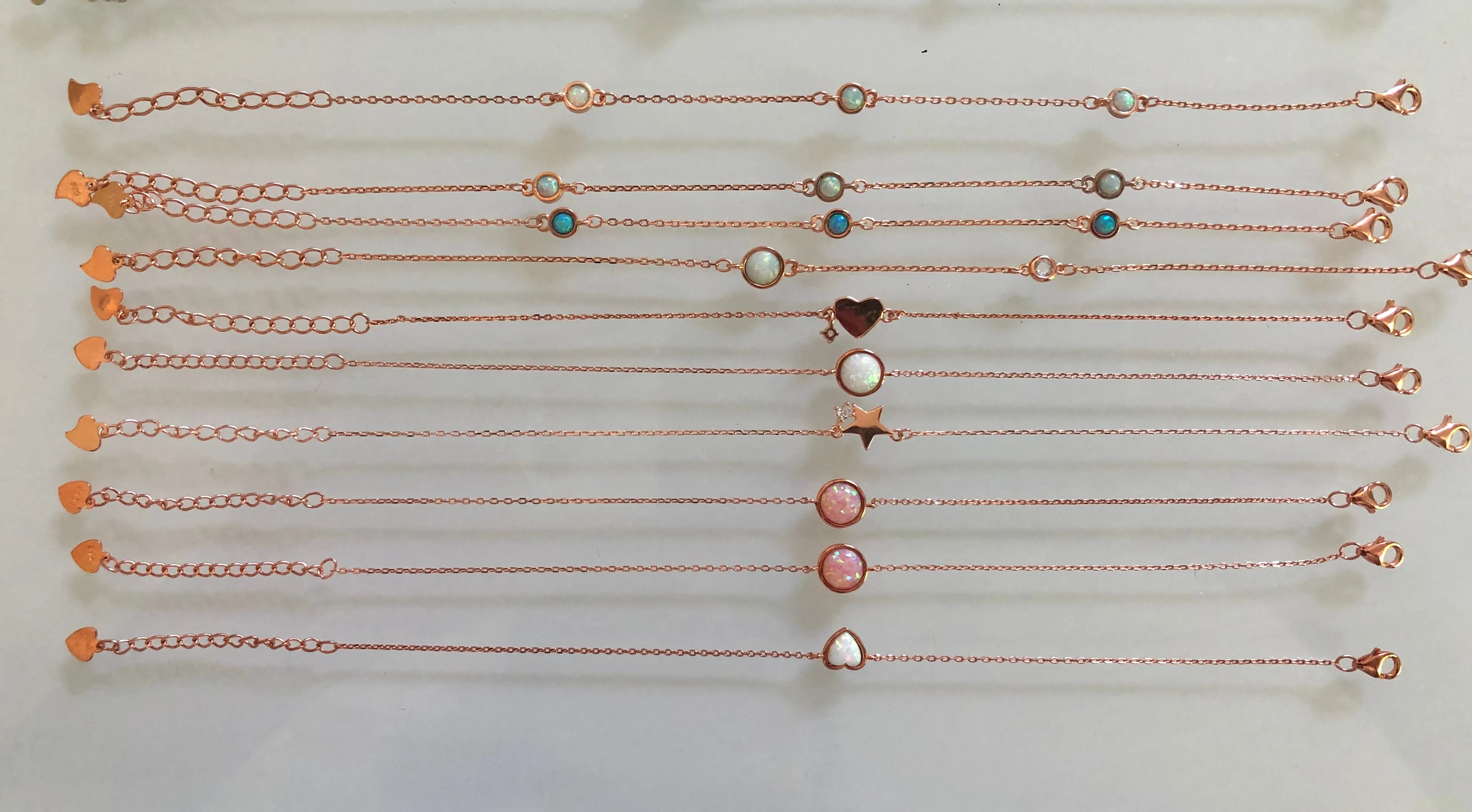 Bracelets with Opal stones