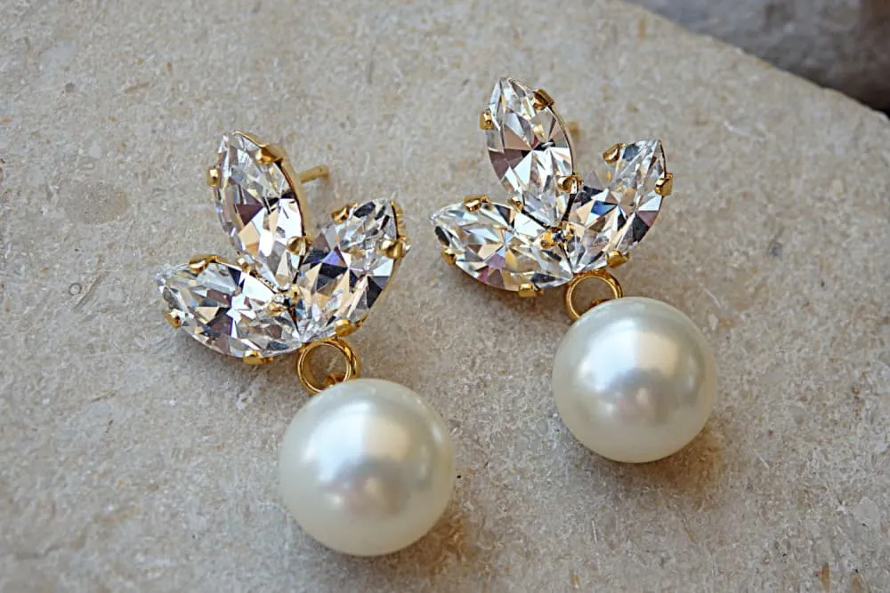 Bridal Pearl Earrings