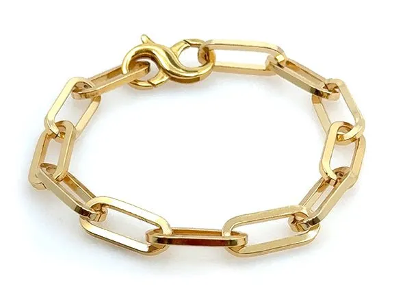 Chunky Paperclip Chain Bracelet