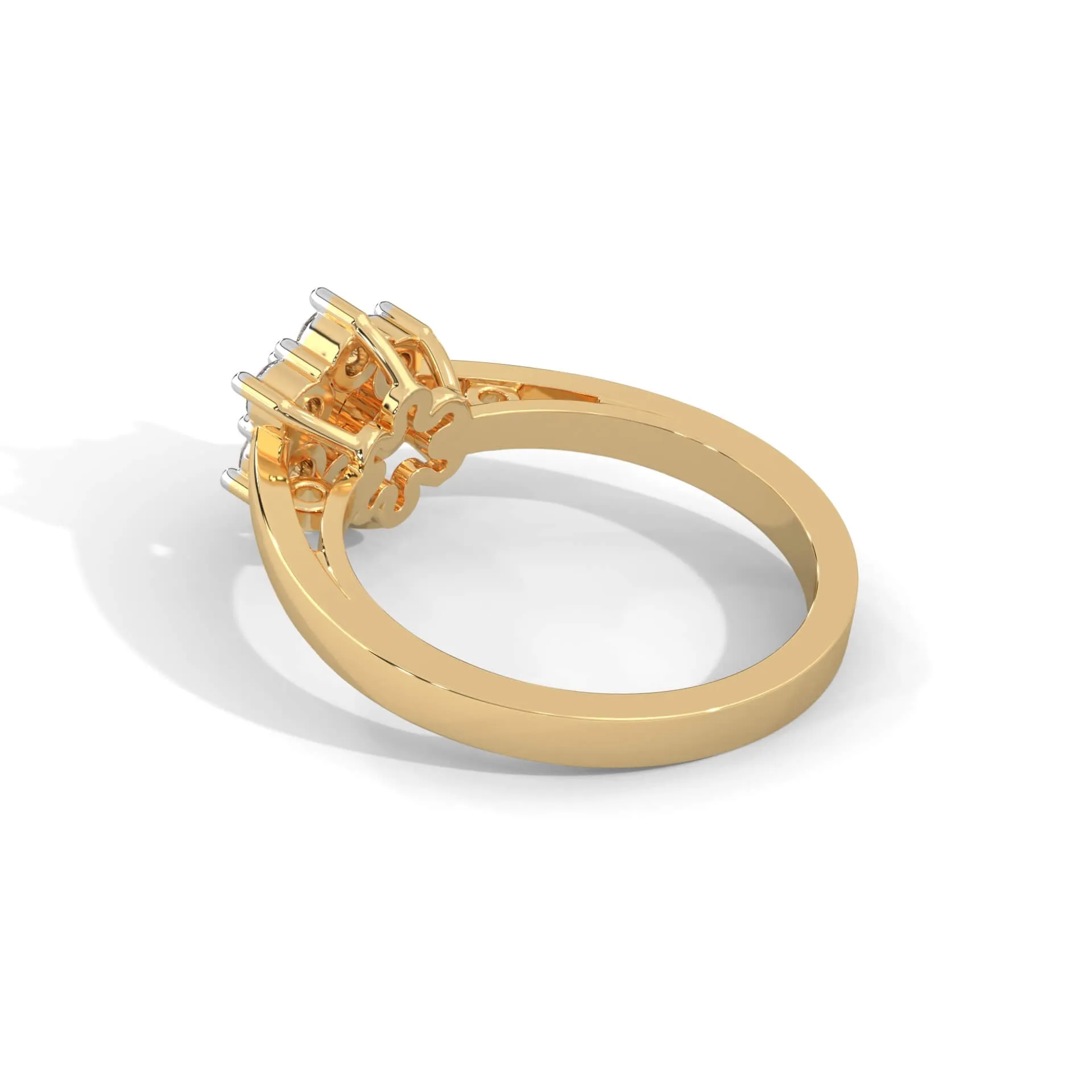 Daali Silver Ring for Women | 22kt Gold Vermeil