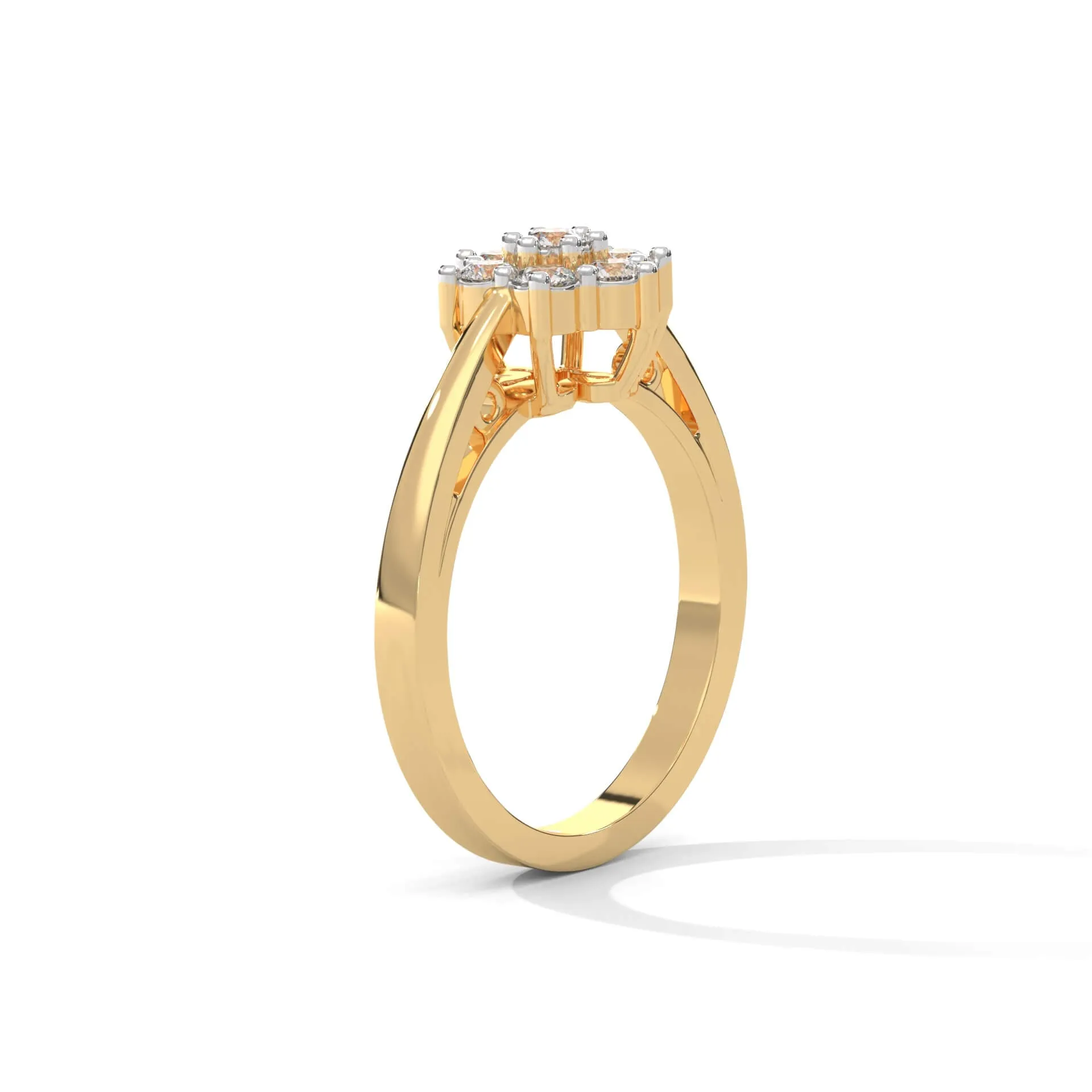 Daali Silver Ring for Women | 22kt Gold Vermeil