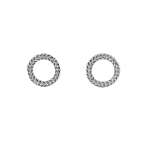 Demeter Medium Studs Silver