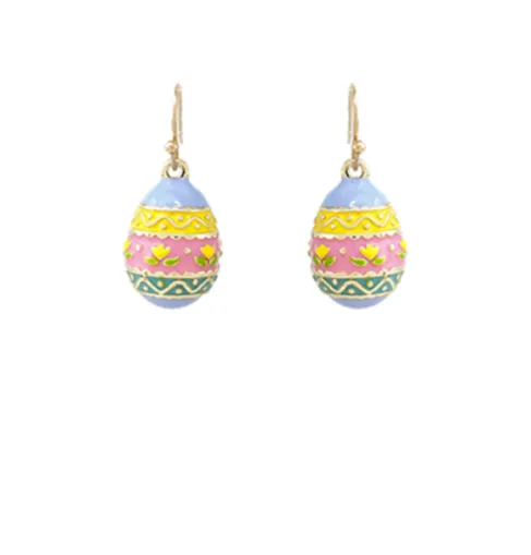 Easter Egg Dangle Earrings