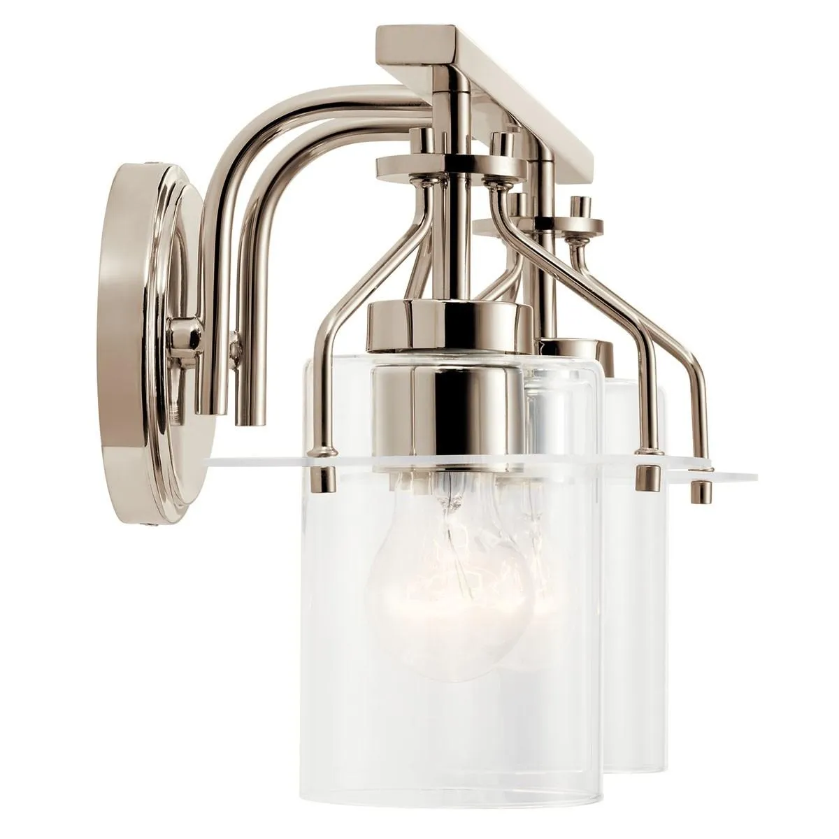 Everett 16 in. 2 Lights Vanity Light Nickel Finish