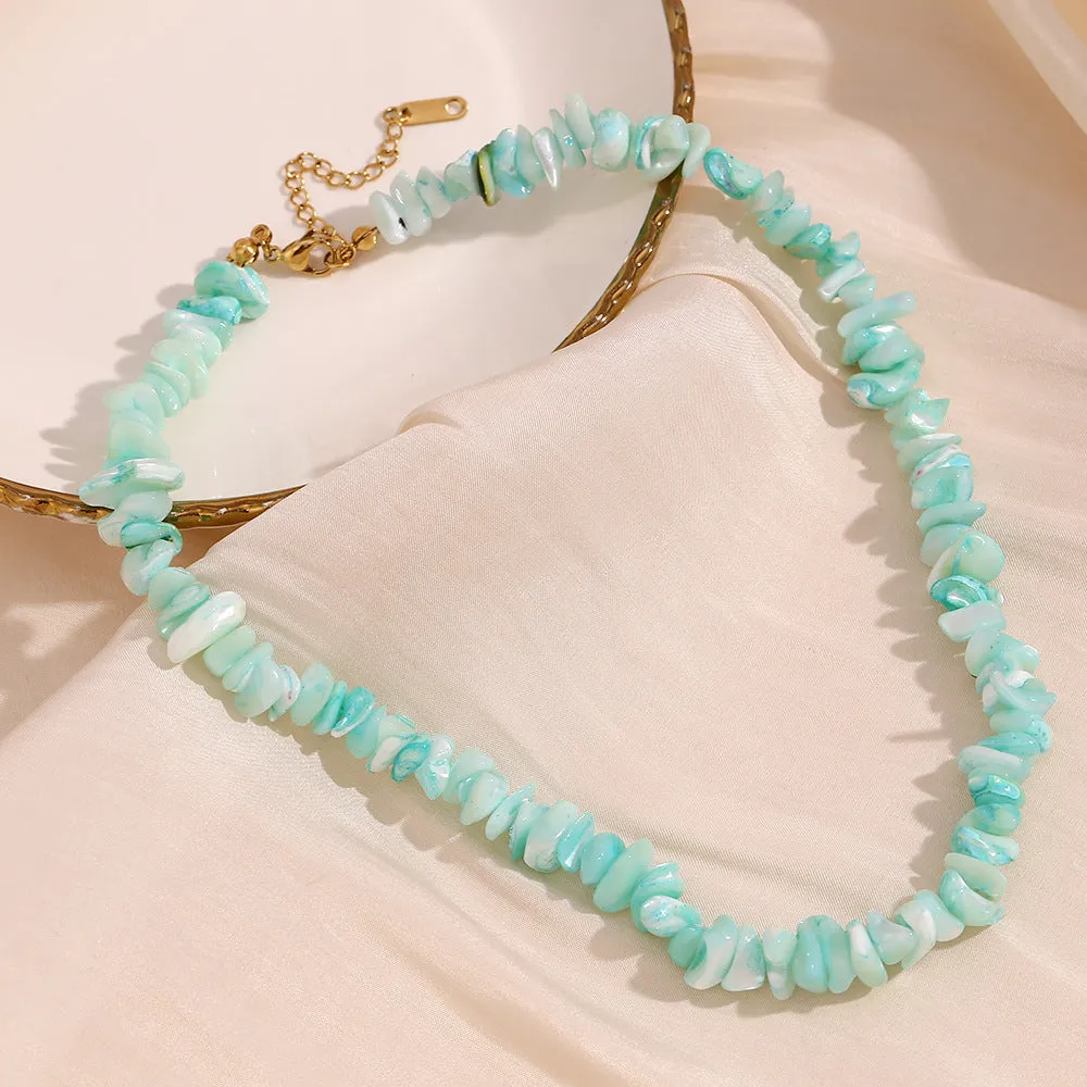 Fashion Circle Geometric Bead Handmade Necklaces