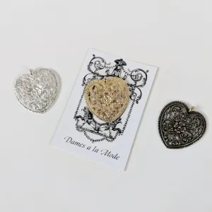 Filigree Heart Pendant