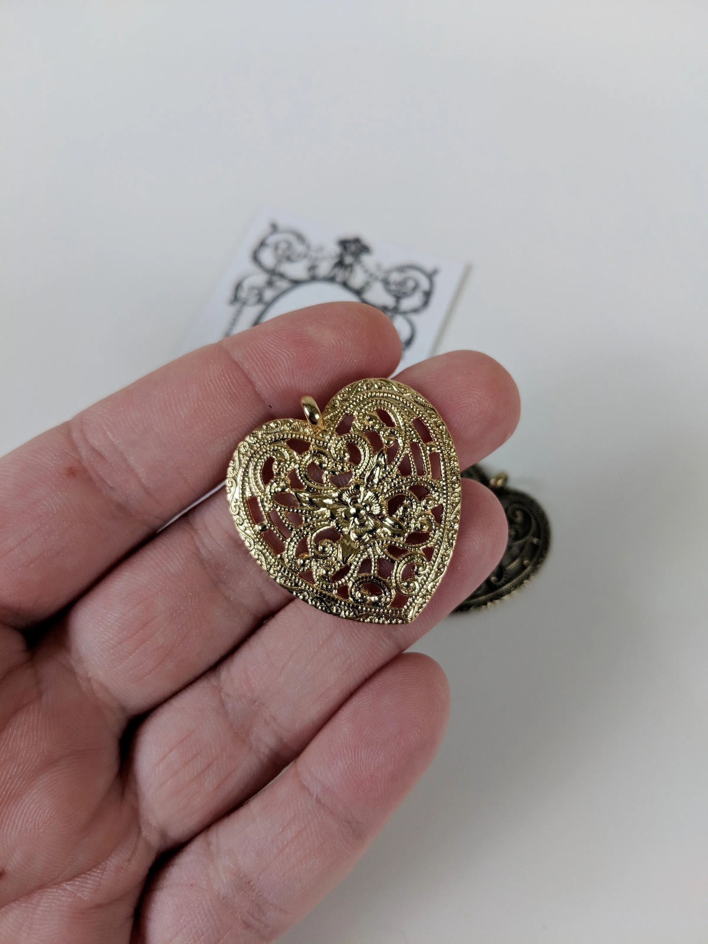 Filigree Heart Pendant