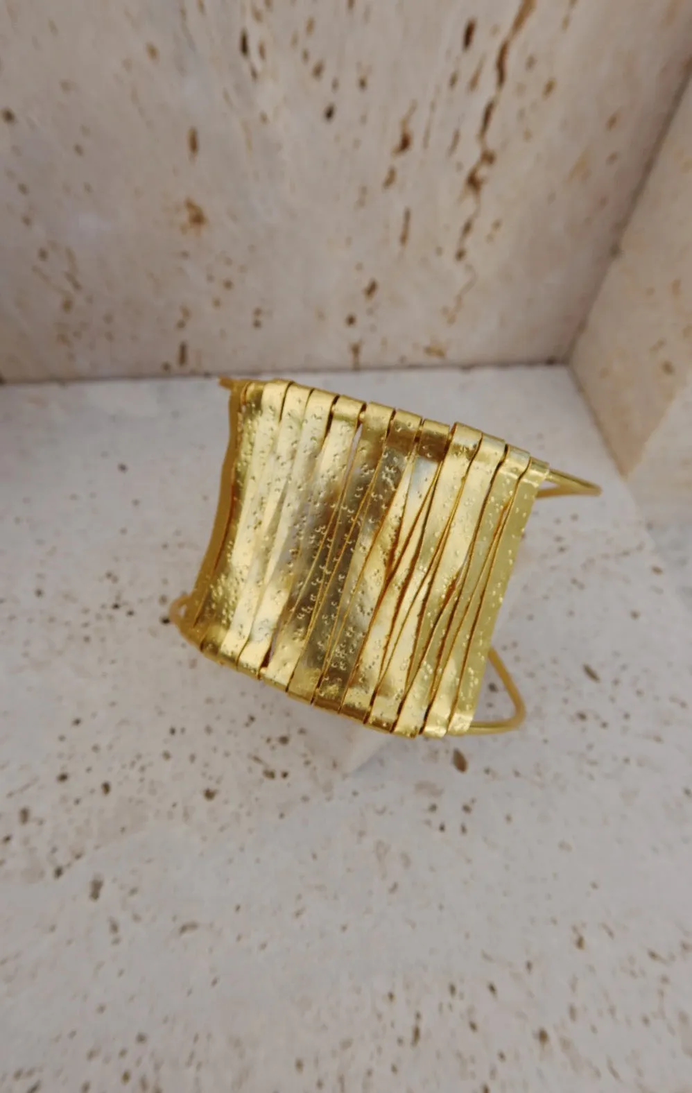 Folded Gold Cuff