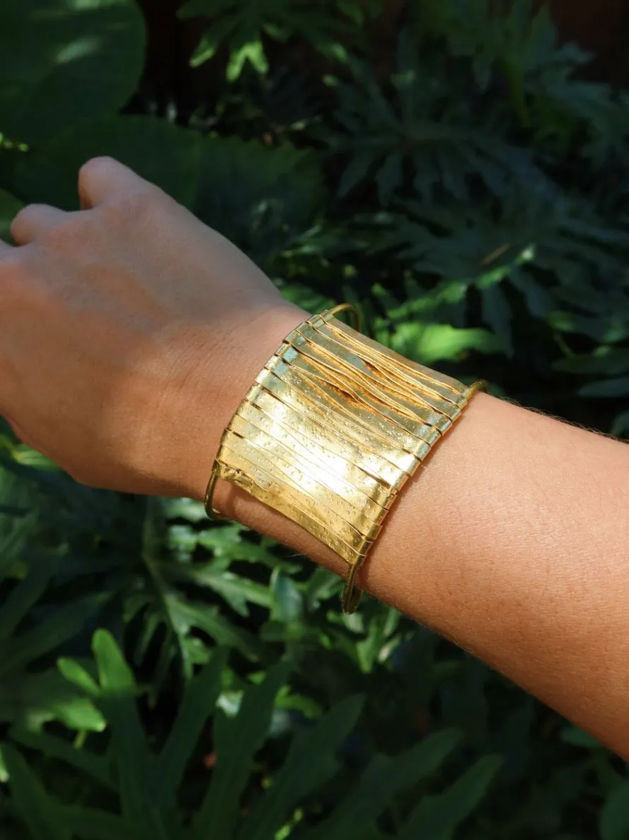 Folded Gold Cuff