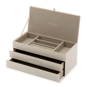 GABRIELLA Nude Large Jewellery Box