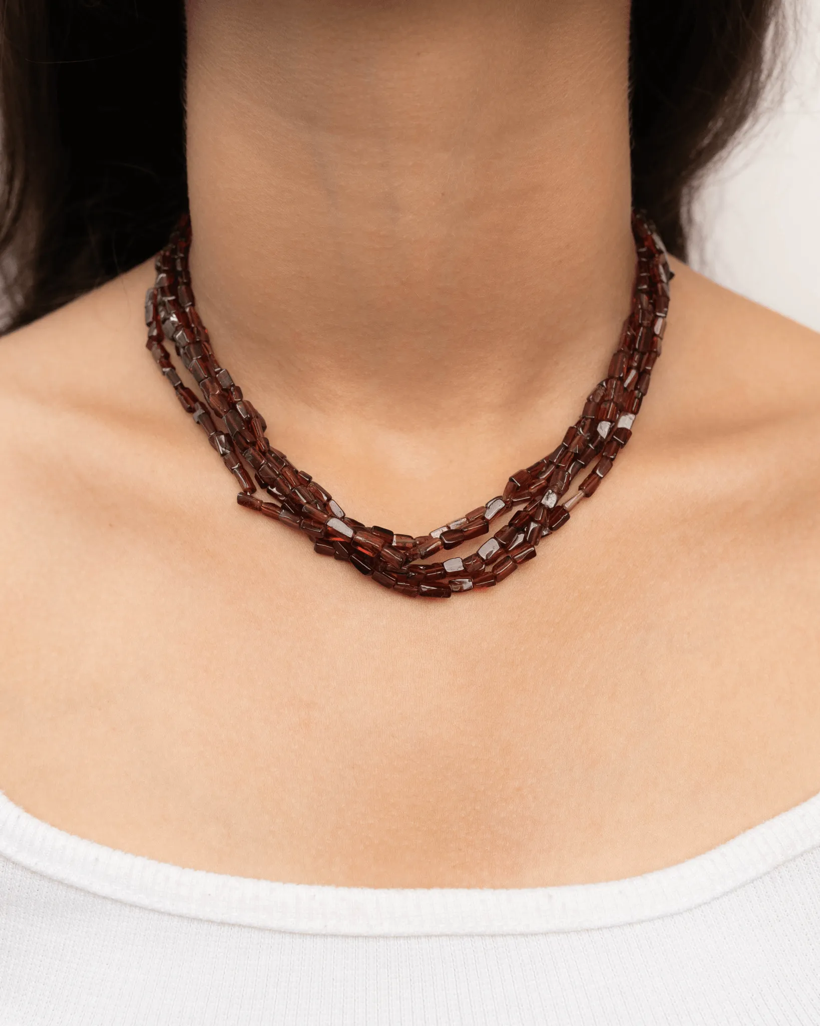 Garnet Choker Necklace