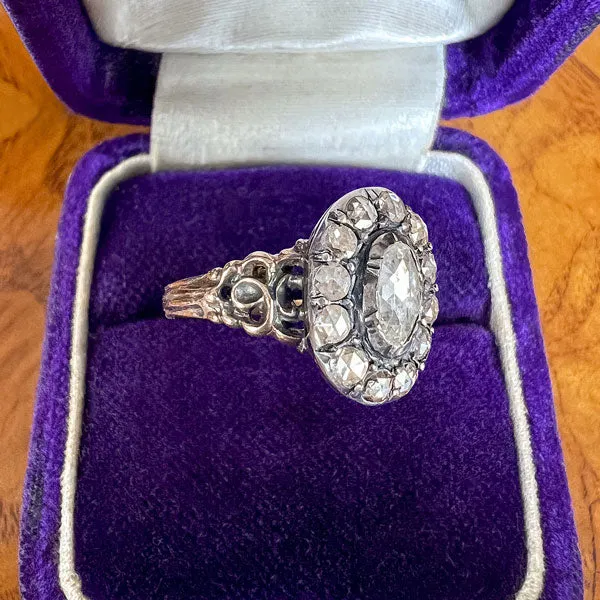 Georgian Rose Cut Diamond Ring