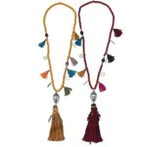 Handmade Tibetan Vintage Buddha Tassle Necklaces!