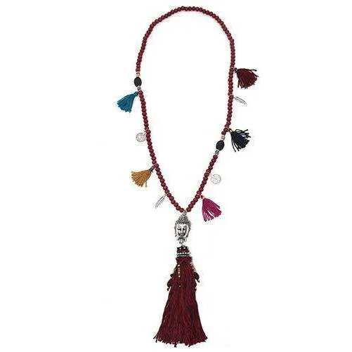 Handmade Tibetan Vintage Buddha Tassle Necklaces!