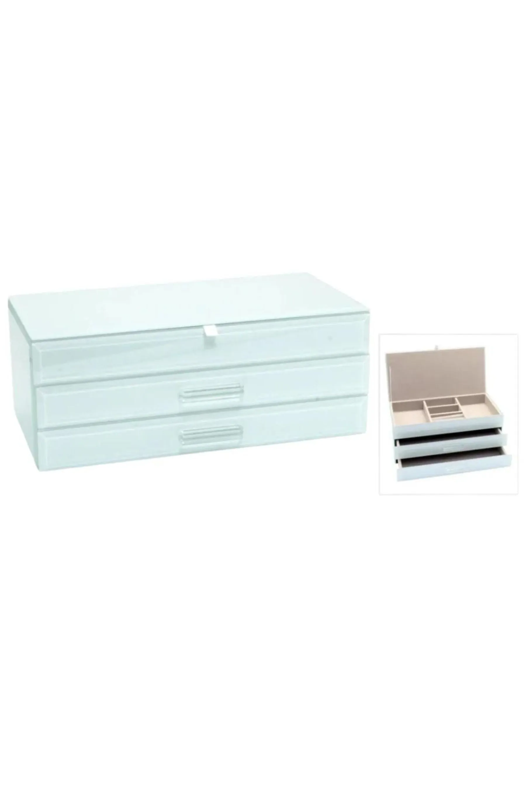 Jewellery Box | Mint Glass Large