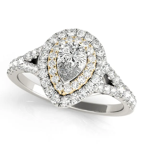 Ladies Halo Engagement Ring 50950