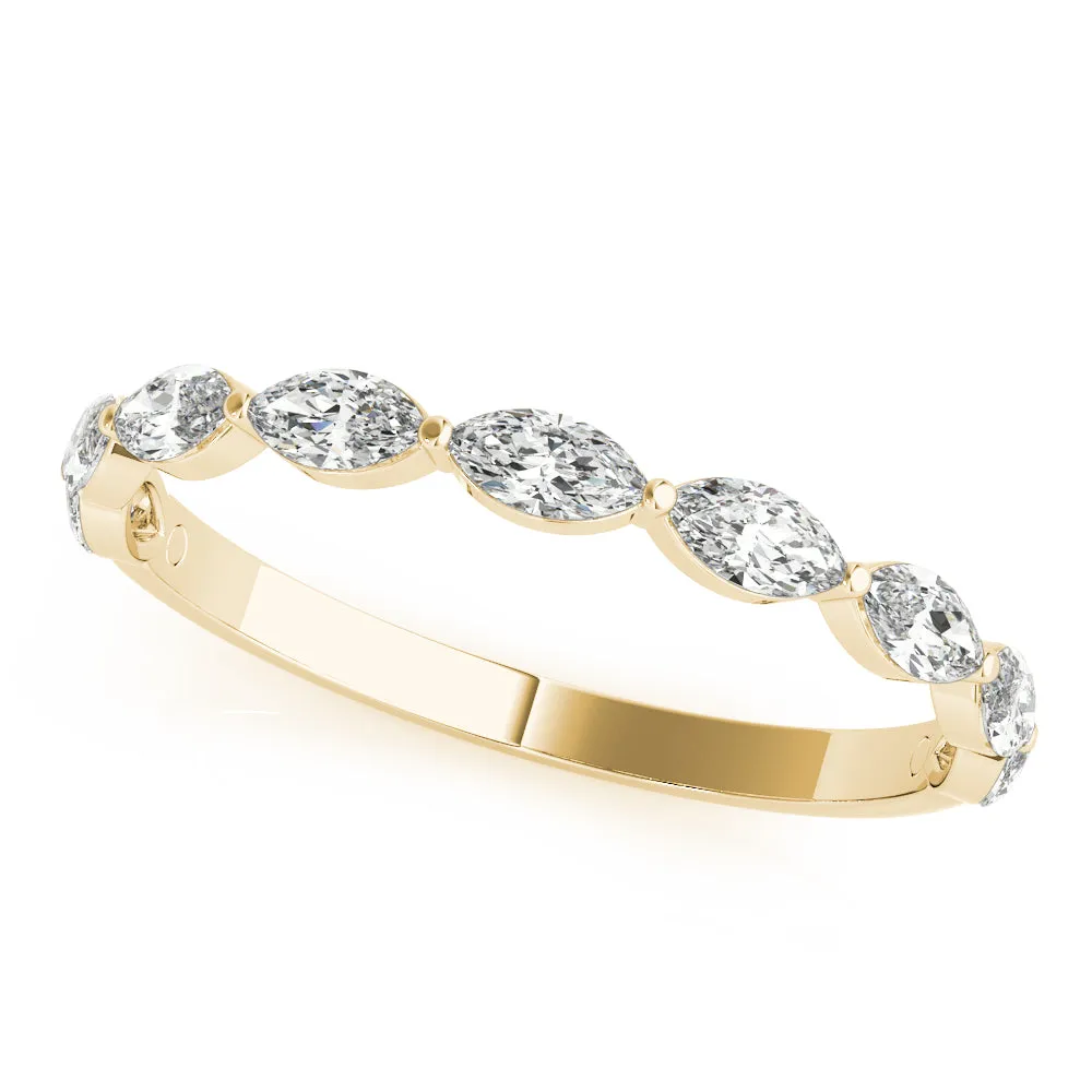 Ladies Sidestone Wedding Band 85230