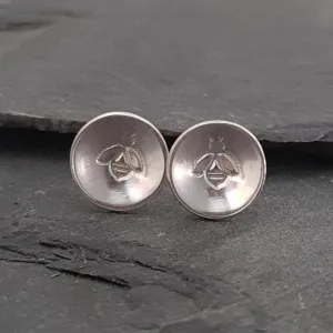 Little Bee Sterling Silver Stud Earrings