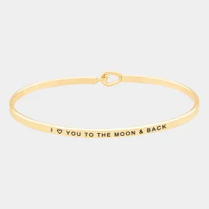 Love You To The Moon (Gold)