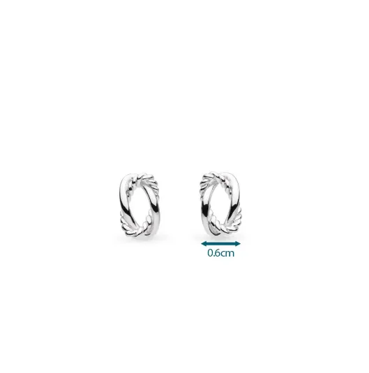 Marina Rope Twist Stud Earrings