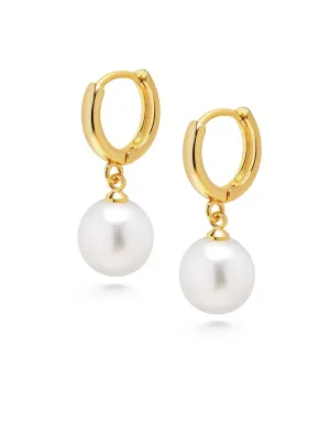 Men's Pearl Drop Earrings