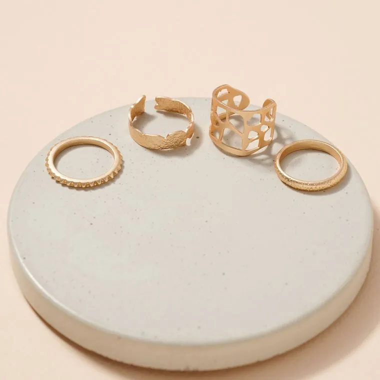 Metal Rings Set