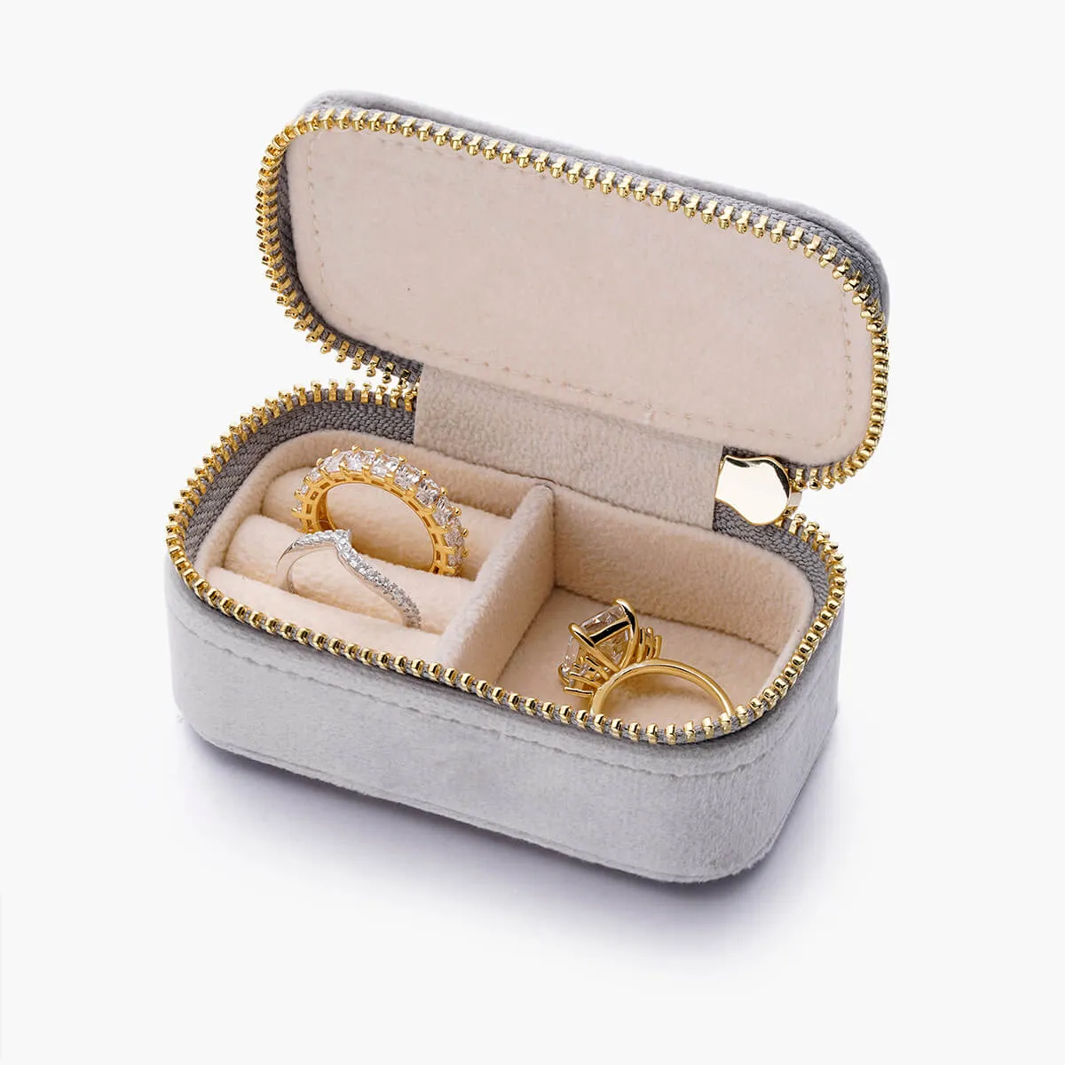 Mini Velvet Jewellery Travel Organiser Case Promo