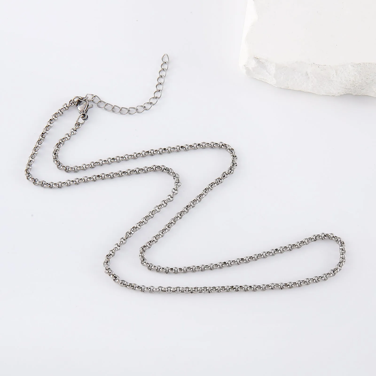 Minimalist Round Stainless Steel Handmade Necklaces