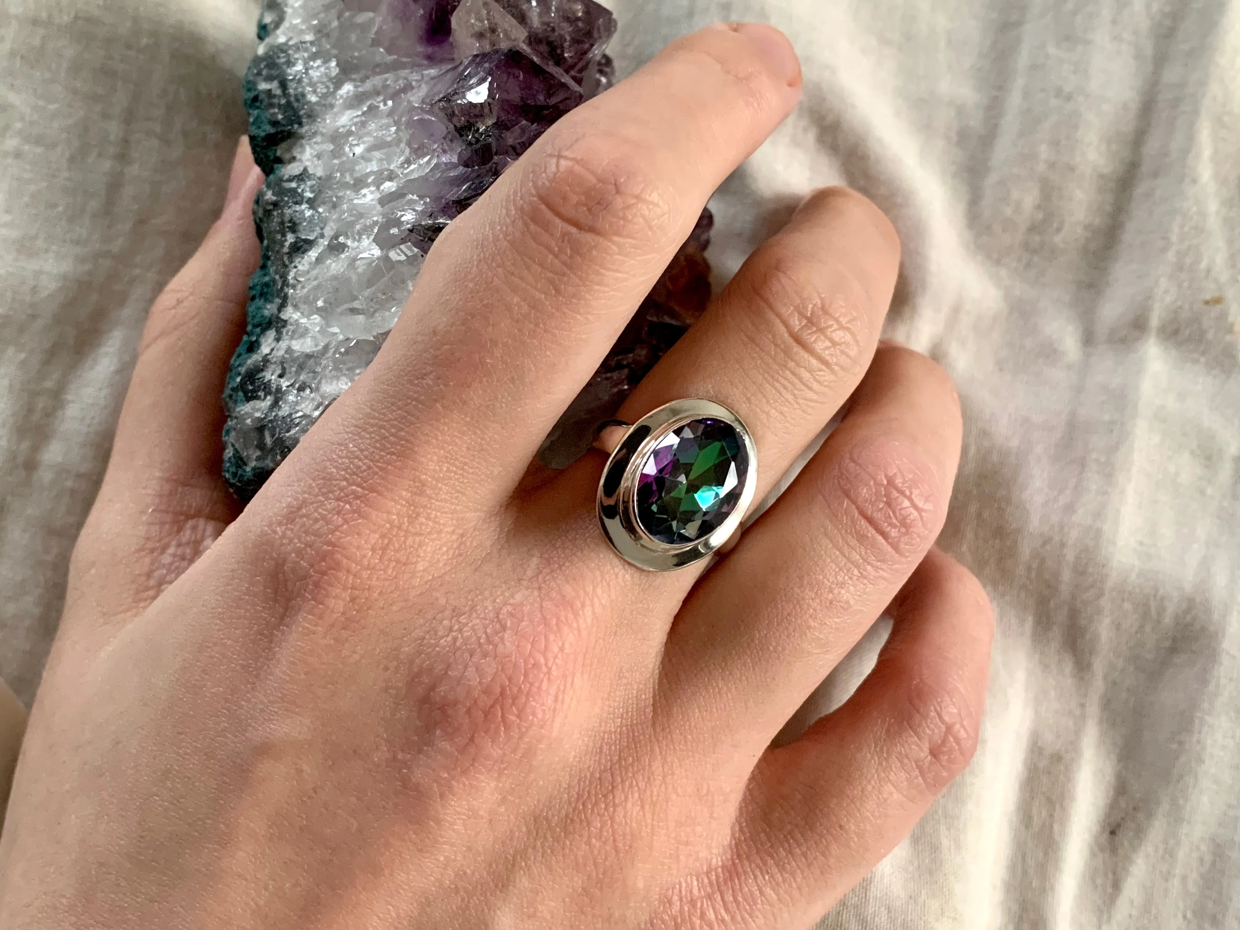 Mystic Topaz Prima Ring