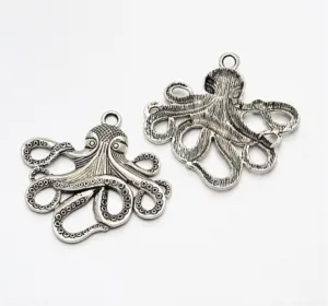 Octopus Silver Pendant